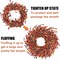 Fall Wreaths for Front Door with Pumpkin and Fall Leaves - 25" Thanksgiving Harvest Front Door Wreath Decor, Farmhouse Outdoor Fall Wreath, Large Autumn Wreaths for Outdoor/Indoor